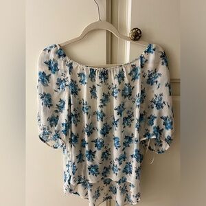 PAIGE brand bohemian floral top size medium